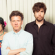 Ballance, left, with the rest of Superchunk